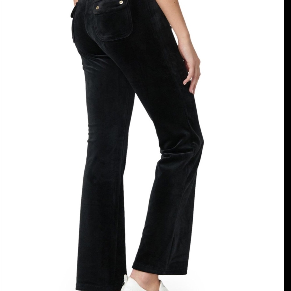 NWT Juicy Couture velour boot cut pants w/pockets